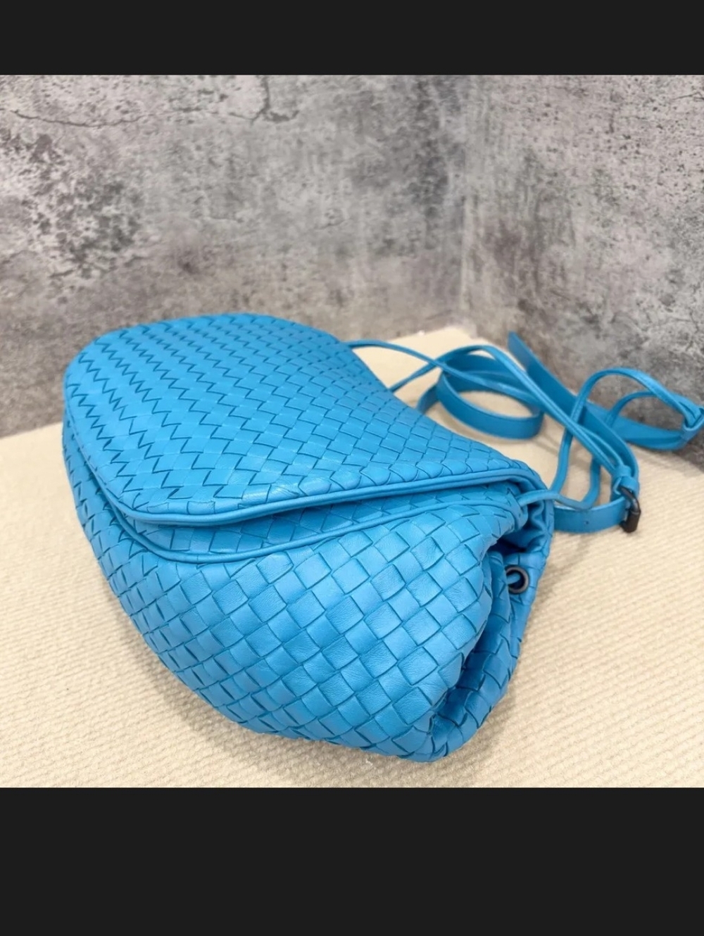 Bottega Veneta Shoulder Bag Calfskin Intrecciato W/COA